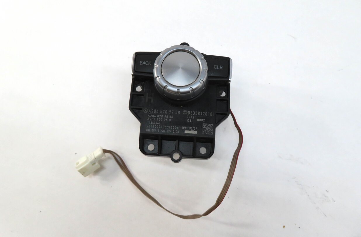Thumbnail 2: 2012-2015 MERCEDES C E GLK (W204 W212 X204) RADIO NAVIGATION COMMAND SWITCH KNOB