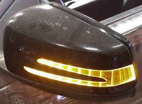 Thumbnail 2: 12-15 MERCEDES C250 C350 C63 (W204) LEFT - HEAT MEM AUTODIM DOOR MIRROR (BLACK)