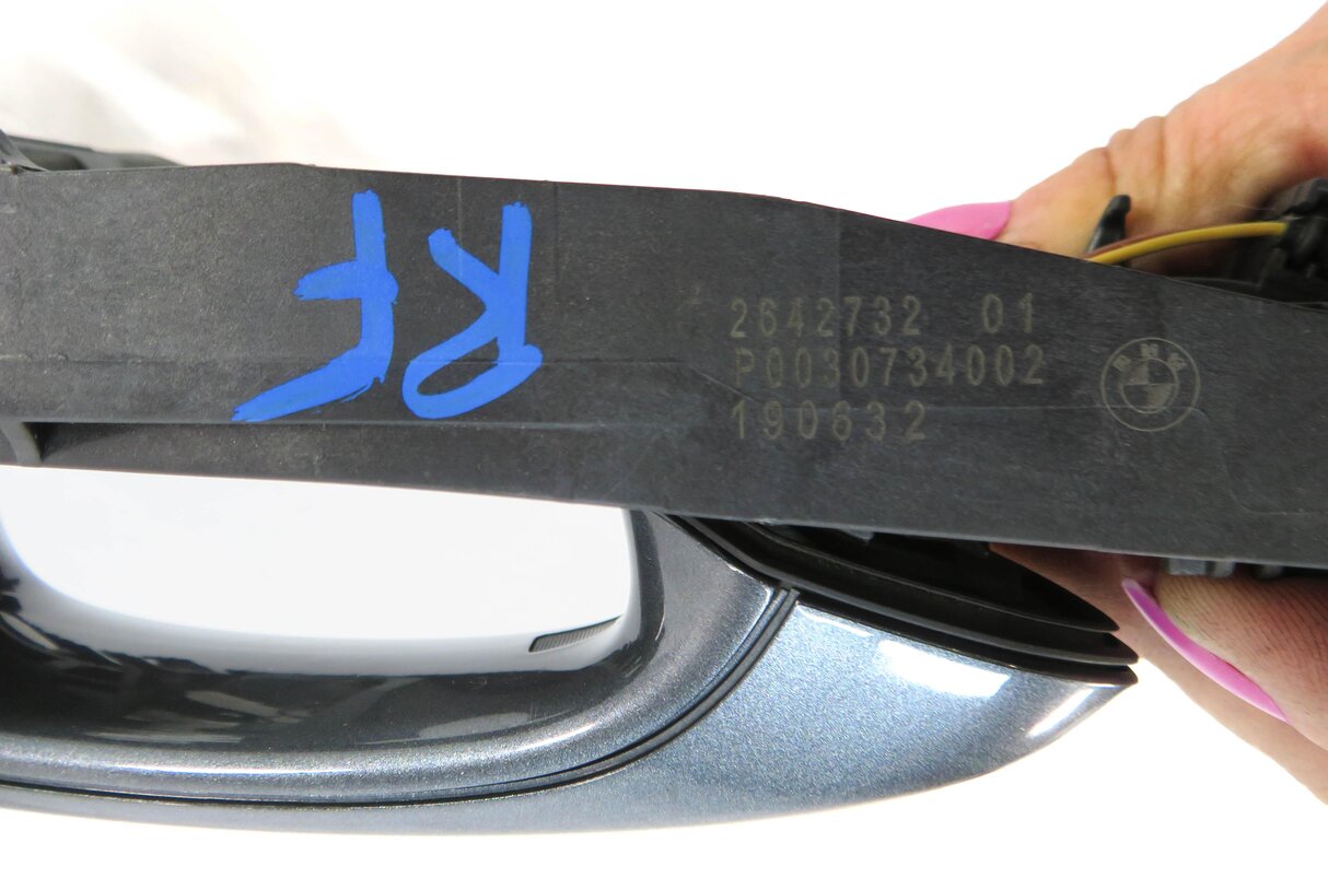 Thumbnail 5: 19-21 BMW 3 SERIES G20 RIGHT (FITS FRONT REAR) COMFORT ACCESS DOOR HANDLE (GRAY)