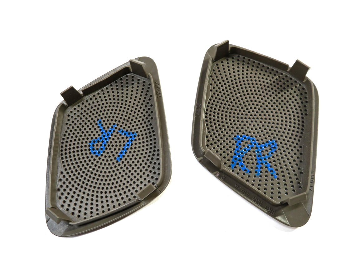 Thumbnail 6: 2012 AUDI A4 (B8 8K) SDN BANG & OLUFSEN SPEAKER GRILLE TRIM SET (BROWN / BEIGE)