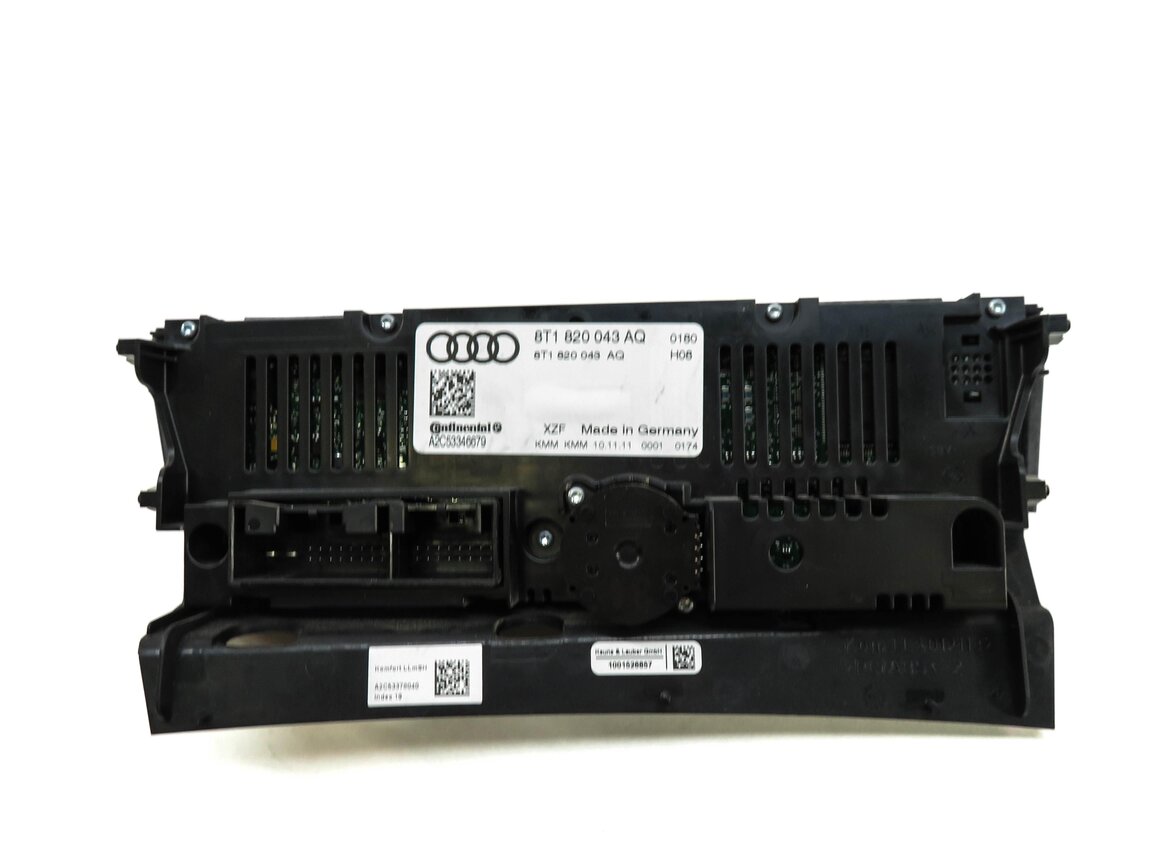Thumbnail 5: 08-13 A4 S4 A5 S5 Q5 B8 8K 8T FRONT HEATER A/C TEMPERATURE CLIMATE CONTROL PANEL