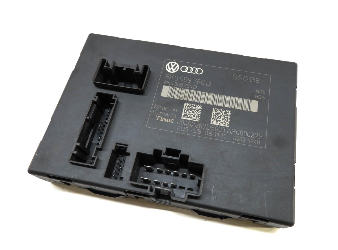2012 AUDI A4 (B8 8K) LEFT FRONT DRIVER SEAT CONTROL MODULE