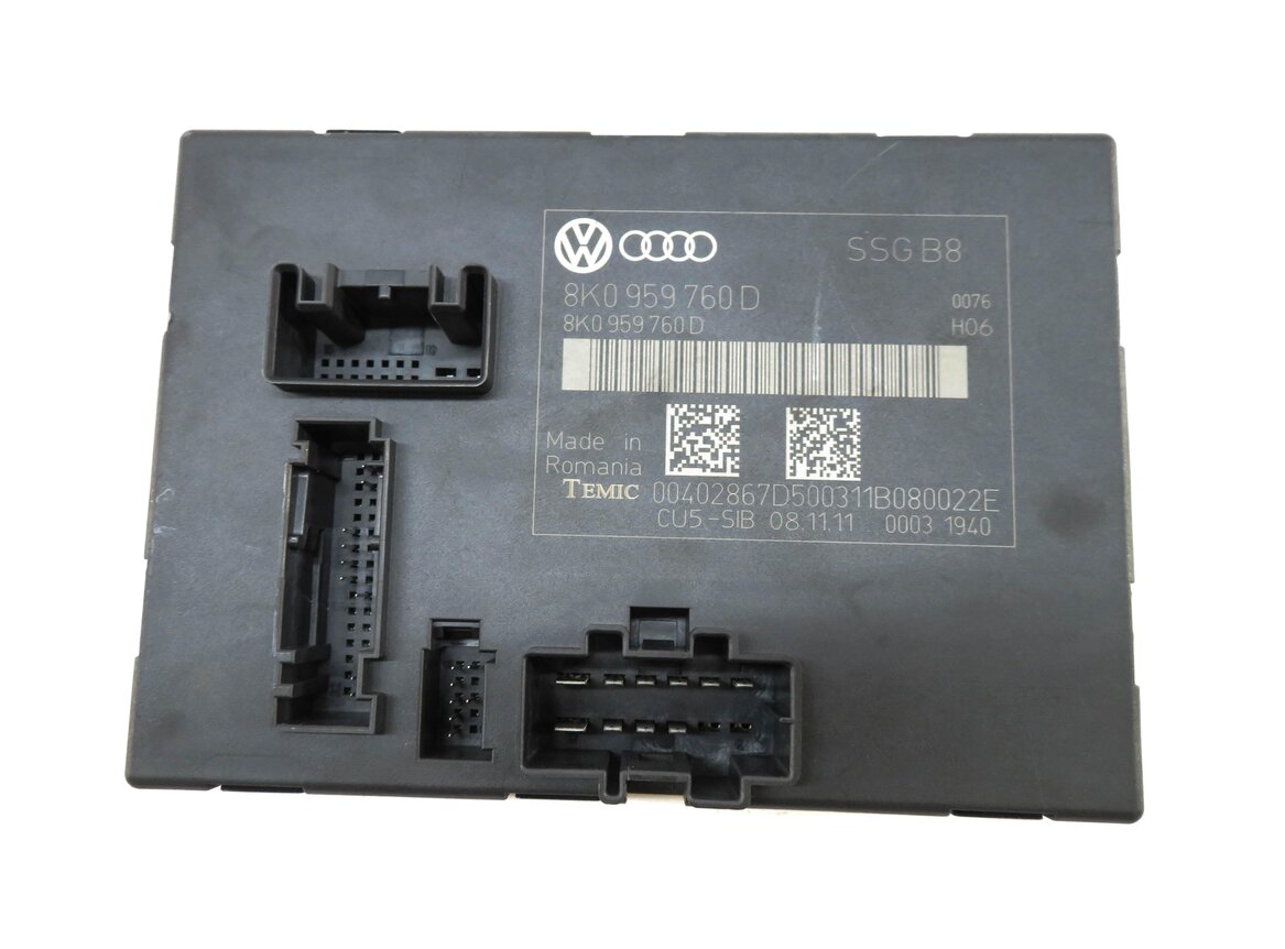 Thumbnail 2: 2012 AUDI A4 (B8 8K) LEFT FRONT DRIVER SEAT CONTROL MODULE