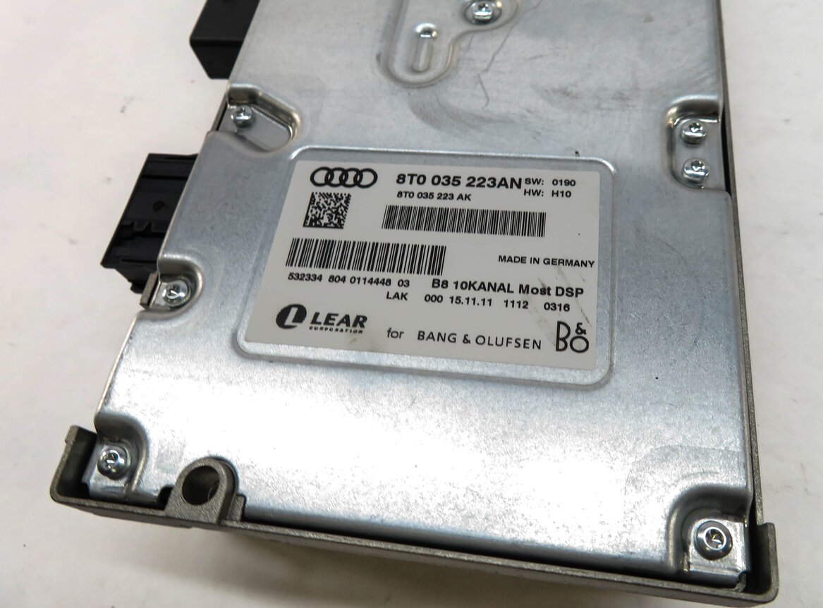 Thumbnail 4: 2012 AUDI A4 (B8 8K) RADIO STEREO BANG & OLUFSEN AUDIO AMP AMPLIFIER