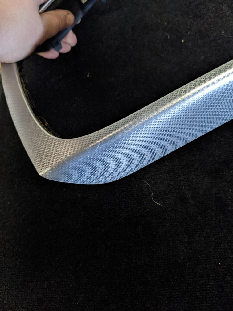 Thumbnail 15: 2012 AUDI A4 (B8 8K) DASH DOOR CONSOLE ALUMINUM FISH SCALE TRIM PANEL SET