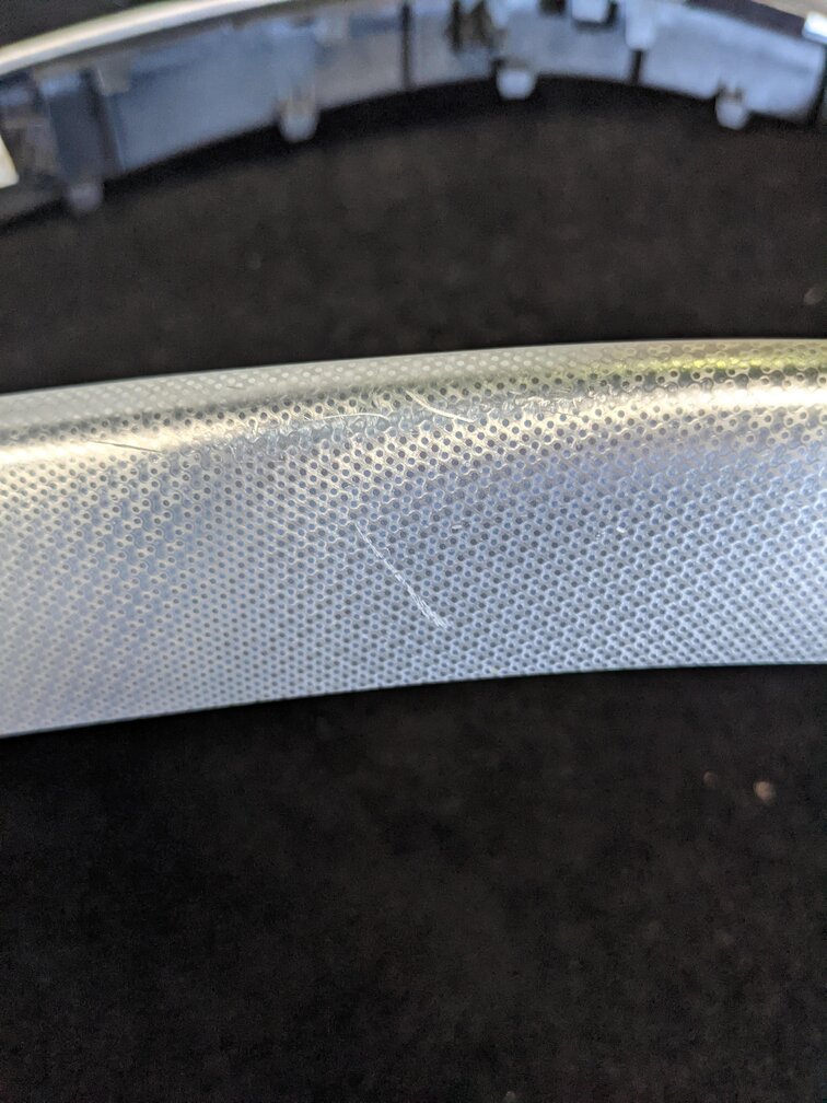 Thumbnail 16: 2012 AUDI A4 (B8 8K) DASH DOOR CONSOLE ALUMINUM FISH SCALE TRIM PANEL SET