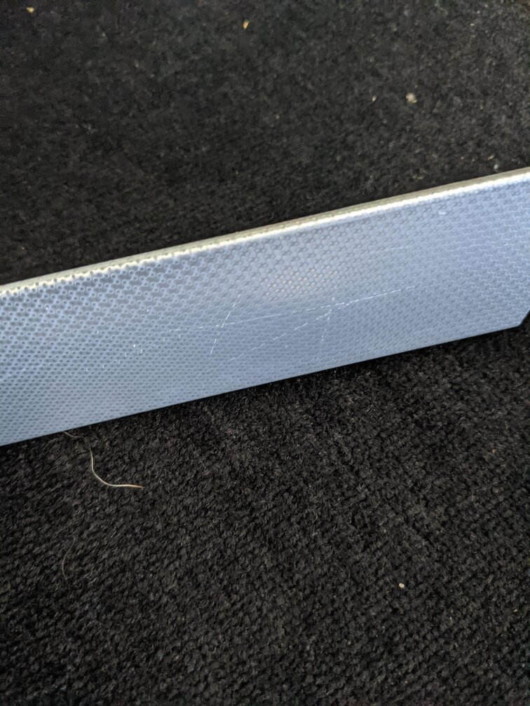 Thumbnail 17: 2012 AUDI A4 (B8 8K) DASH DOOR CONSOLE ALUMINUM FISH SCALE TRIM PANEL SET