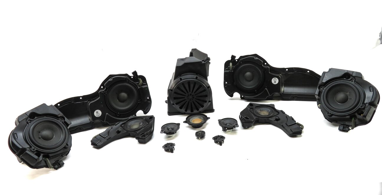 Thumbnail 3: 2012 AUDI A7 (C7 4G8) BANG & OLUFSEN AUDIO SUB SUBWOOFER TWEETER SPEAKER SET