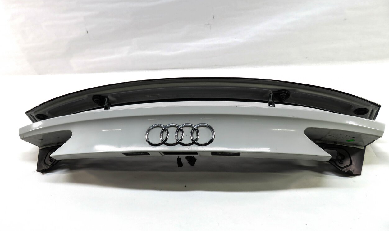 12-17 AUDI A7 S7 RS7 (C7 4G8) REAR TRUNK ELECTRIC SPOILER WING (IBIS WHITE T9)