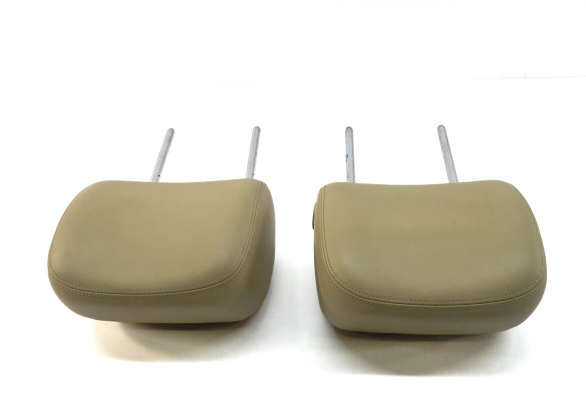 Thumbnail 3: 2012 AUDI A7 (C7 4G8) FRONT LEFT & RIGHT SEAT HEADREST SET-2 (VELVET BEIGE VD)