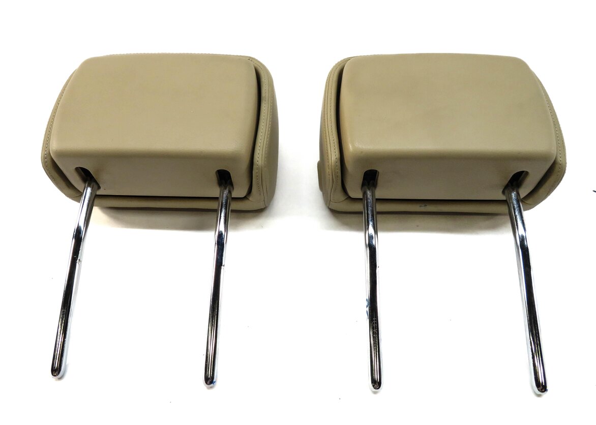Thumbnail 5: 2012 AUDI A7 (C7 4G8) FRONT LEFT & RIGHT SEAT HEADREST SET-2 (VELVET BEIGE VD)