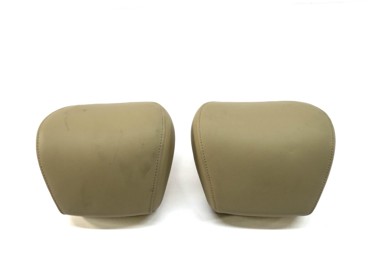 Thumbnail 3: 2012 AUDI A7 (C7 4G8) REAR LEFT & RIGHT SEAT HEADREST SET-2 (VELVET BEIGE VD)