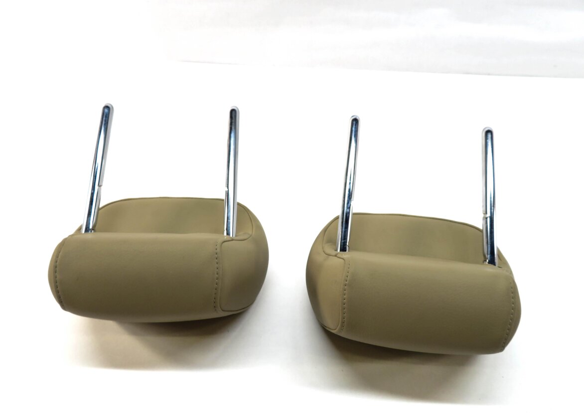 Thumbnail 4: 2012 AUDI A7 (C7 4G8) REAR LEFT & RIGHT SEAT HEADREST SET-2 (VELVET BEIGE VD)
