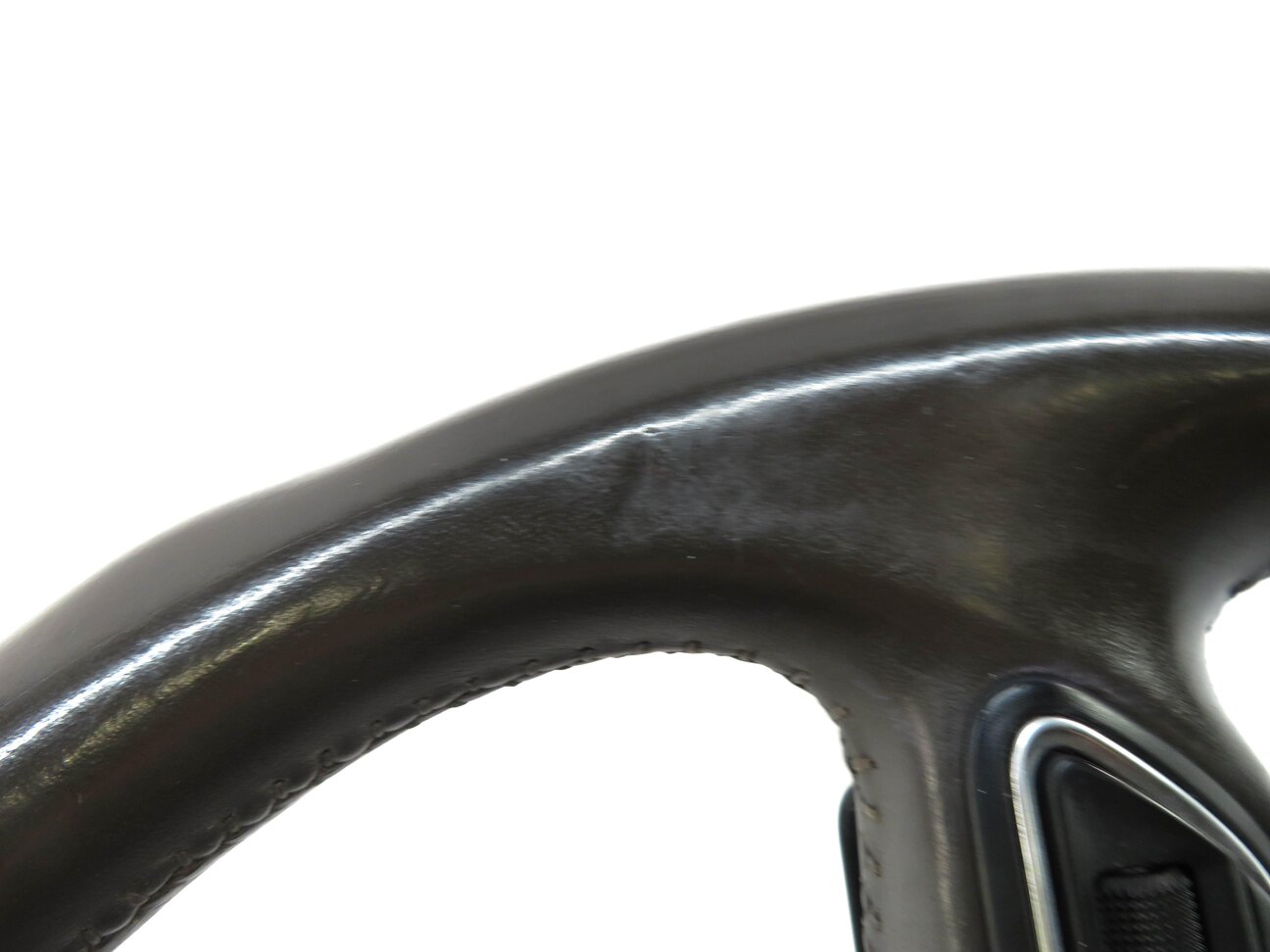 Thumbnail 8: 12-18 AUDI A6 A7 S6 S7 RS7 (C7 4G8) 3-SPOKE STEERING WHEEL w/ PADDLES (BROWN)
