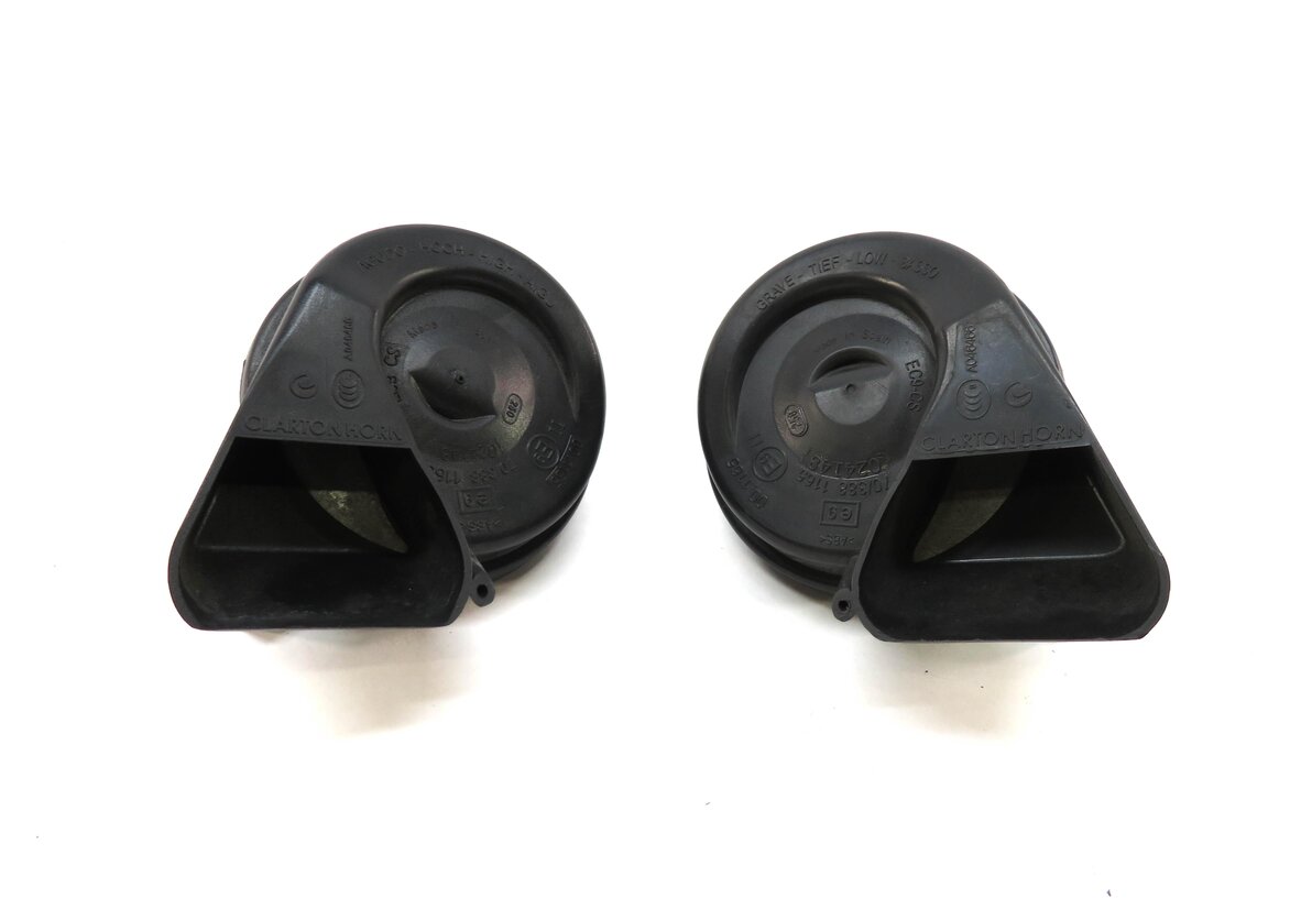 Thumbnail 2: 2012-2020 AUDI A6 S6 A7 S7 RS7 A8 S8 (C7 D4) HIGH & LOW TONE SAFETY HORN SET-2