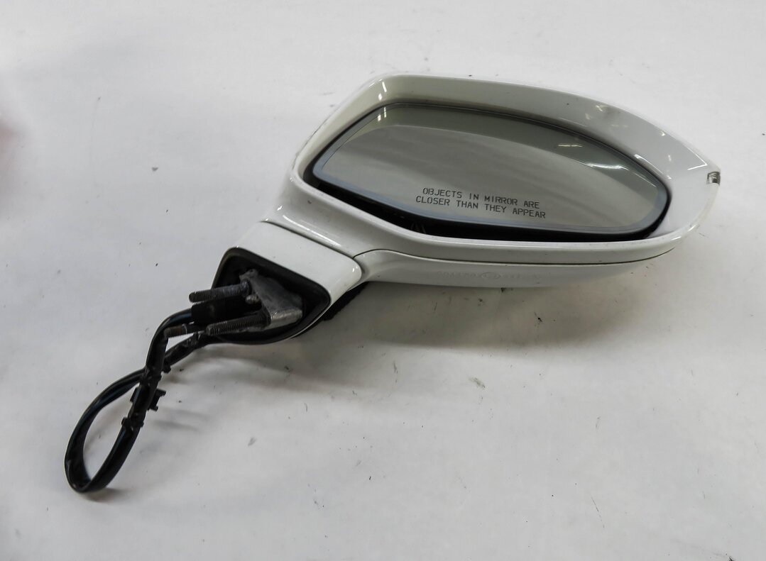 Thumbnail 2: 12-18 AUDI A7 (C7 4G8) RIGHT - PFOLD BLIND SPOT LANE ASSIST DOOR MIRROR (WHITE)