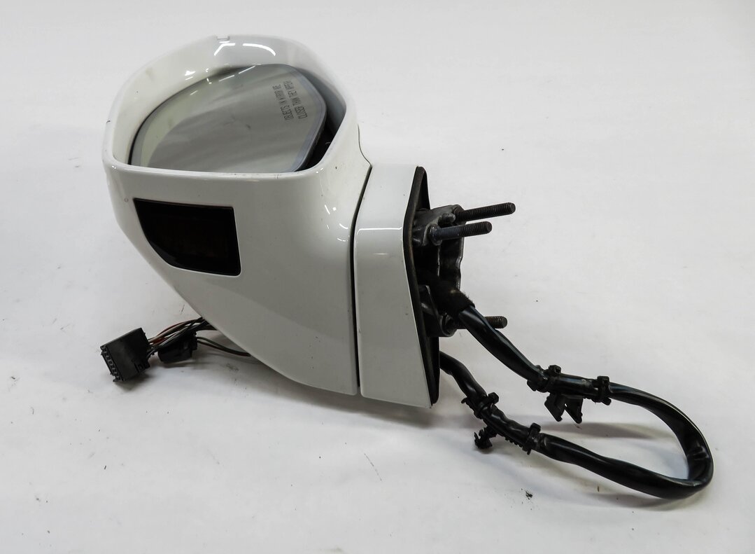 Thumbnail 6: 12-18 AUDI A7 (C7 4G8) RIGHT - PFOLD BLIND SPOT LANE ASSIST DOOR MIRROR (WHITE)