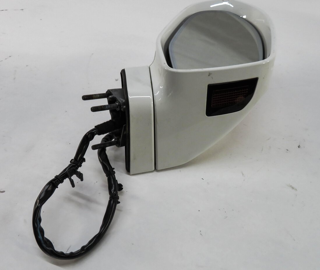 Thumbnail 5: 12-18 AUDI A7 (C7 4G8) LEFT - PFOLD BLIND SPOT LANE ASSIST DOOR MIRROR (WHITE)