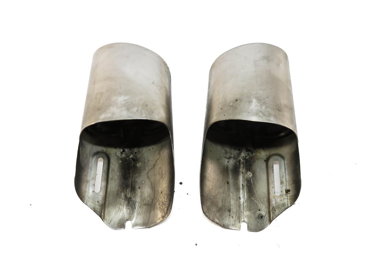 Thumbnail 4: 08-12 MERCEDES C E CLASS (W204 W212) LEFT & RIGHT MUFFLER EXHAUST TIP SET-2