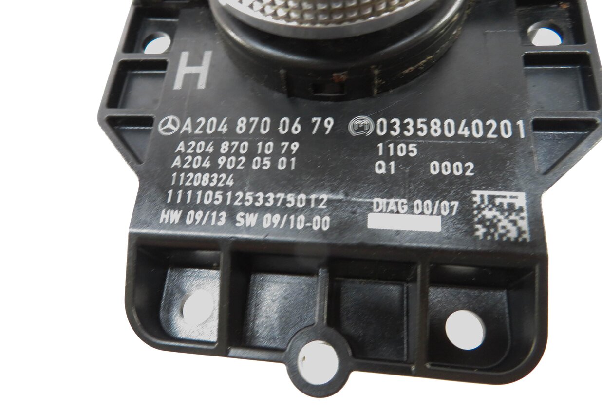 Thumbnail 5: 2011 MERCEDES C300 (W204) RADIO STEREO GPS NAVIGATION COMMAND CONTROL KNOB
