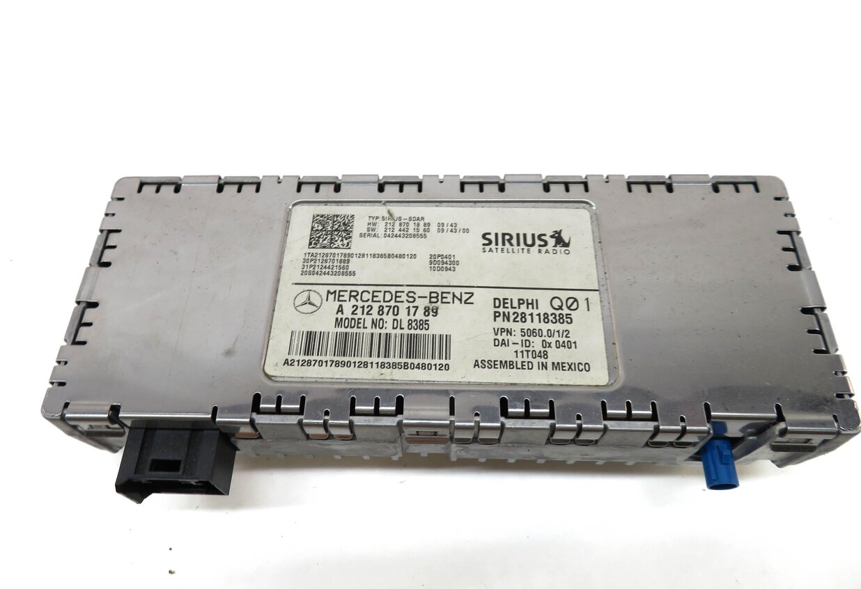 Thumbnail 2: 2010-2016 MERCEDES B C E ML SL CLS (W204 W166 W212 X204) SIRIUS SATELLITE MODULE