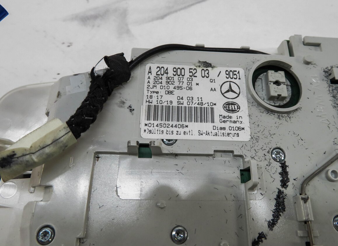 Thumbnail 5: 2011 MERCEDES C300 (W204) FRONT DOMELIGHT MAP READING DOME LIGHT LAMP (BLACK)