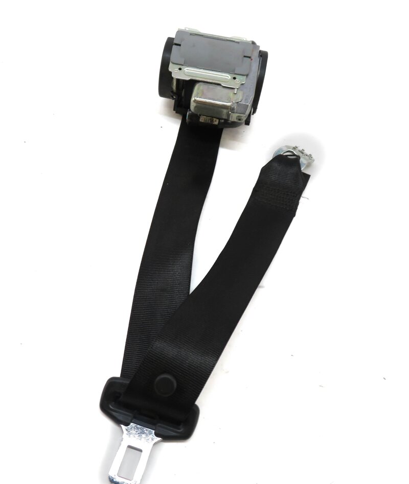 2010 AUDI A5 (B8 8T) CONVERTIBLE - RIGHT REAR SEAT SEATBELT RETRACTOR (BLACK)