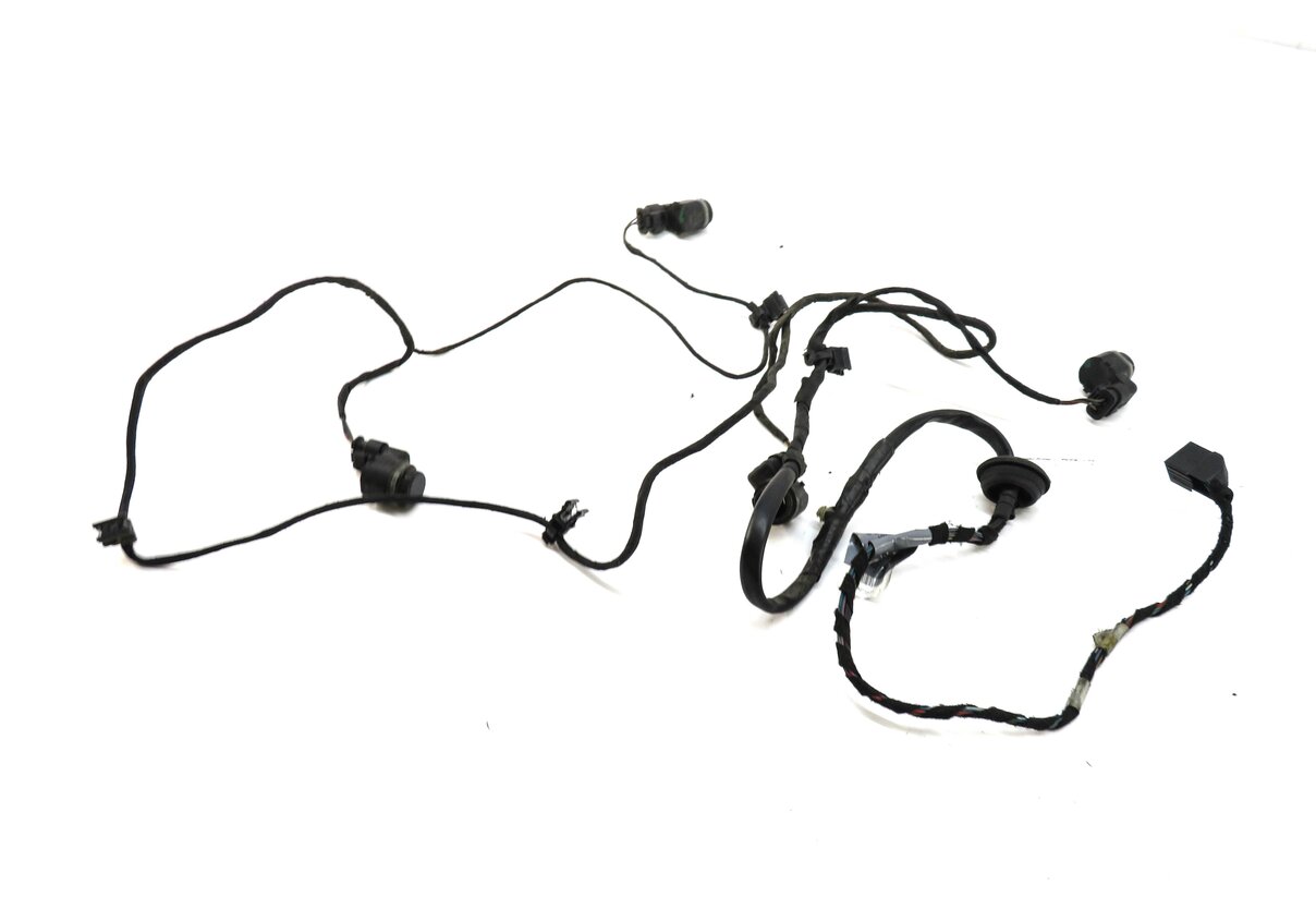 2010 AUDI A5 (B8 8T) REAR PDC PARK DISTANCE SENSOR SET w/ HARNESS (BLACK)