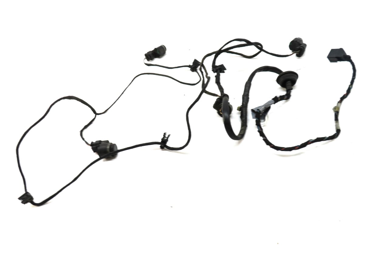 Thumbnail 2: 2010 AUDI A5 (B8 8T) REAR PDC PARK DISTANCE SENSOR SET w/ HARNESS (BLACK)