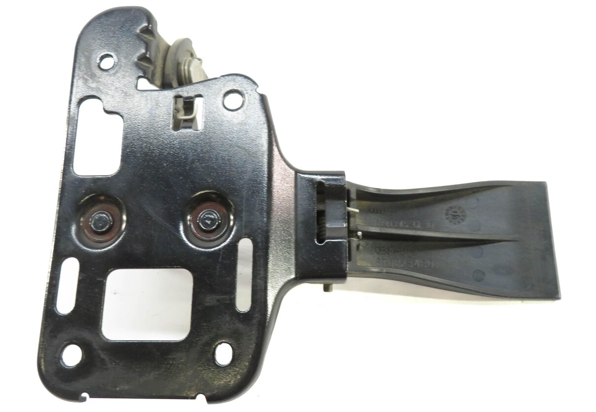 Thumbnail 4: 2010 AUDI A5 (B8 8T) FRONT HOOD SAFETY LATCH CATCH HOOK RELEASE LEVER