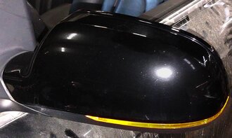 Thumbnail 2: 2010-2014 AUDI A5 (B8 8T) LEFT FRONT DRIVER HEATED DOOR MIRROR (BRILLIANT BLACK)