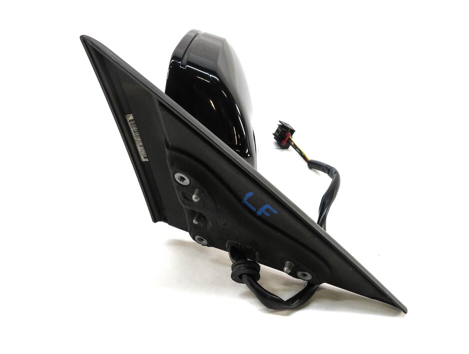 Thumbnail 4: 2010-2014 AUDI A5 (B8 8T) LEFT FRONT DRIVER HEATED DOOR MIRROR (BRILLIANT BLACK)