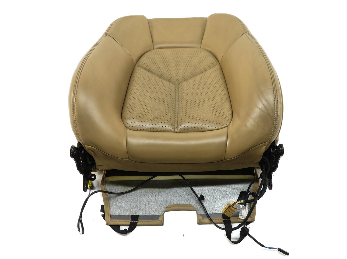 Thumbnail 1: 2012 PORSCHE CAYENNE (958) LEFT DRIVER UPPER TOP HEATED SEAT CUSHION (BEIGE)