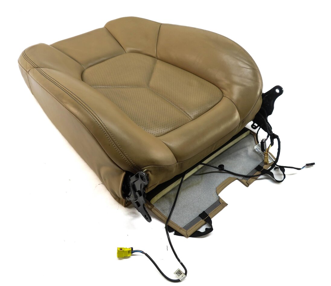 Thumbnail 2: 2012 PORSCHE CAYENNE (958) LEFT DRIVER UPPER TOP HEATED SEAT CUSHION (BEIGE)