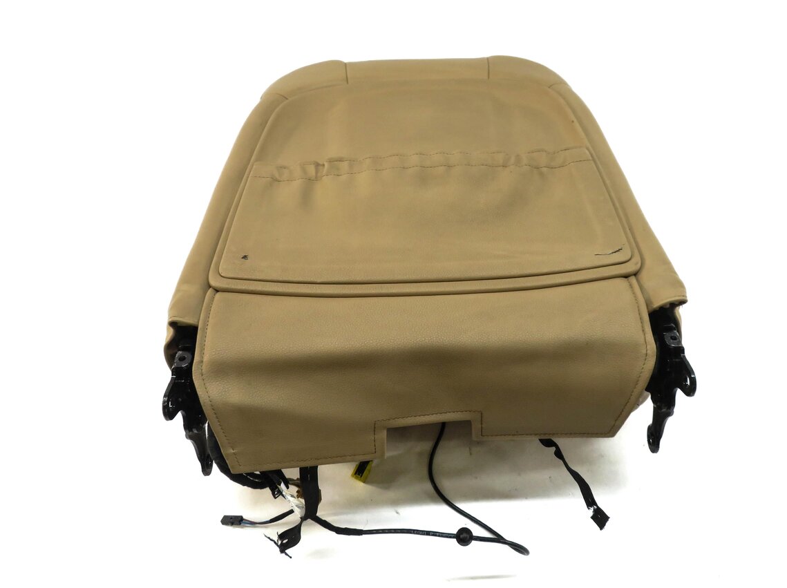 Thumbnail 6: 2012 PORSCHE CAYENNE (958) LEFT DRIVER UPPER TOP HEATED SEAT CUSHION (BEIGE)