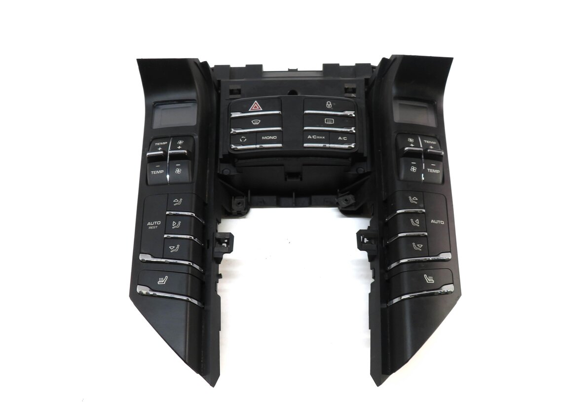 2011-2018 PORSCHE CAYENNE (958) FRONT HEATER A/C TEMPERATURE CONTROL PANEL