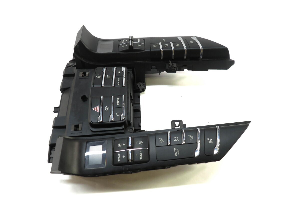 Thumbnail 5: 2011-2018 PORSCHE CAYENNE (958) FRONT HEATER A/C TEMPERATURE CONTROL PANEL