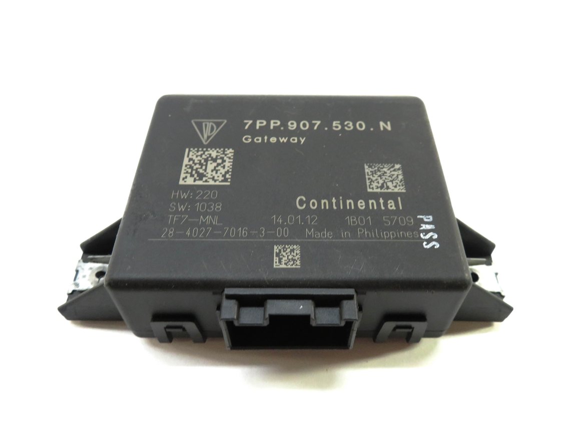 Thumbnail 7: 11-18 PORSCHE CAYENNE HYBRID (958) 3.0L M06 ECM BCM IMMOBILIZER MODULE KEY SET