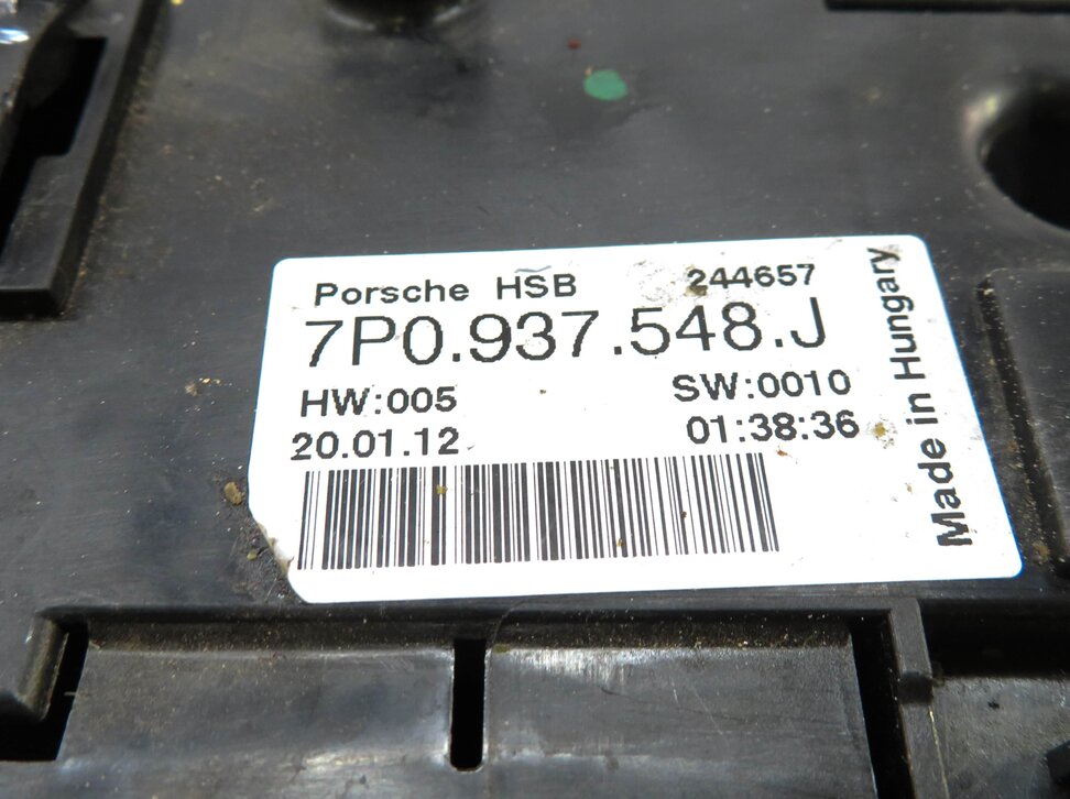 Thumbnail 5: 2012 PORSCHE CAYENNE HYBRID (958) MAIN POWER BATTERY JUNCTION FUSE BOX