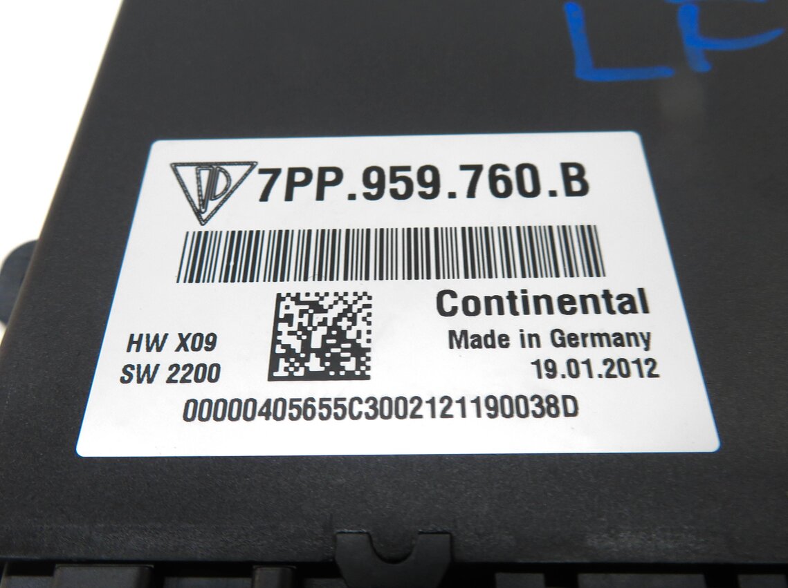 Thumbnail 5: 2012 PORSCHE CAYENNE (958) LEFT FRONT DRIVER SEAT CONTROL MODULE