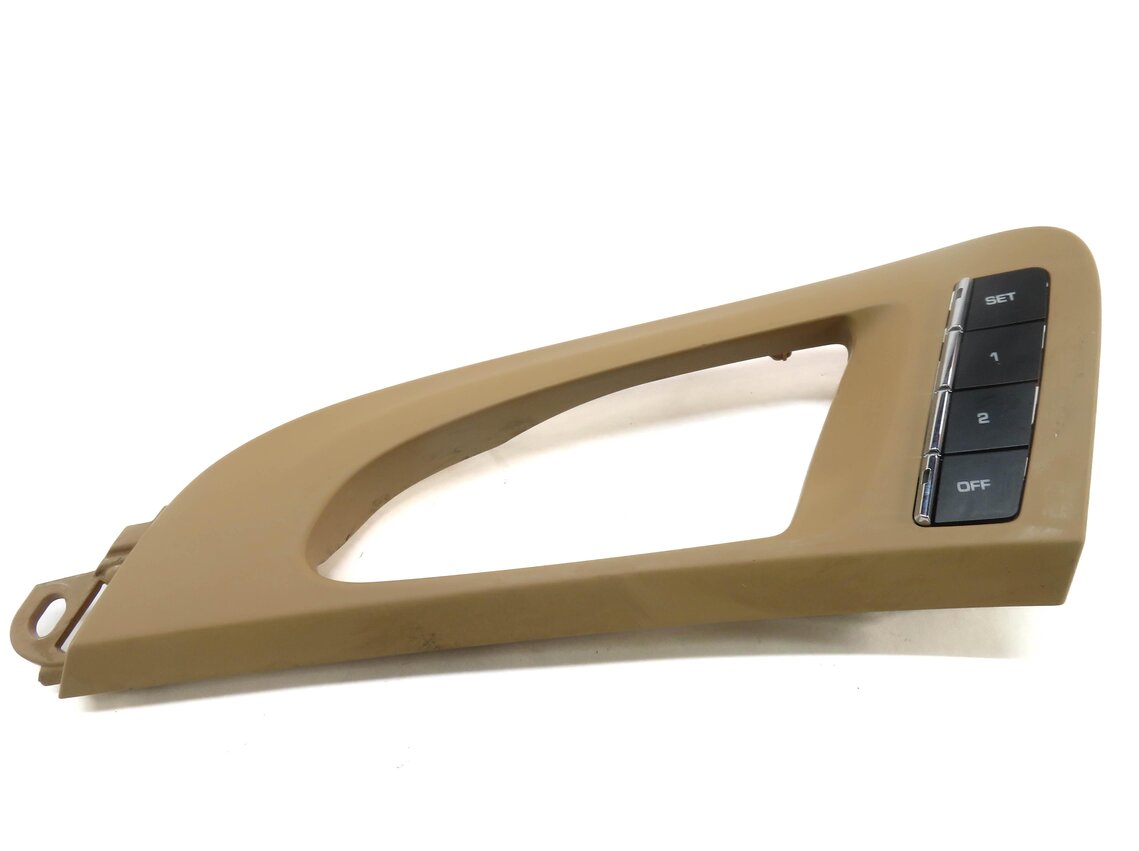 Thumbnail 2: 2012 PORSCHE CAYENNE (958) LEFT FRONT DRIVER SEAT MEMORY SWITCH w/ TRIM (BEIGE)