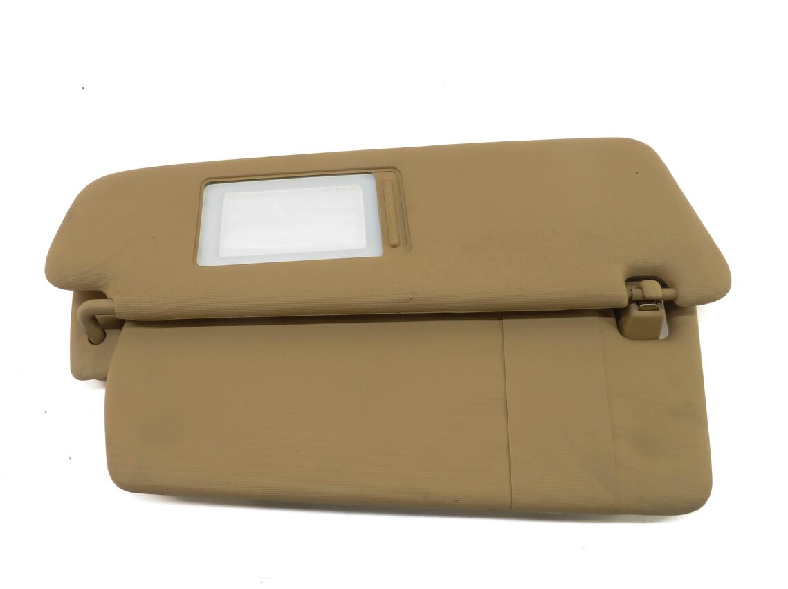 Thumbnail 4: 2011-2014 PORSCHE CAYENNE (958) RIGHT PASSENGER SUNVISOR SUN VISOR SHADE (BEIGE)