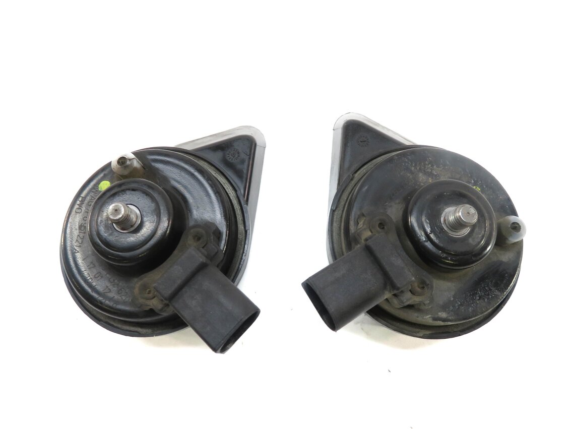 Thumbnail 3: 2011-2013 PORSCHE CAYENNE (958) HIGH & LOW TONE HORN SET-2