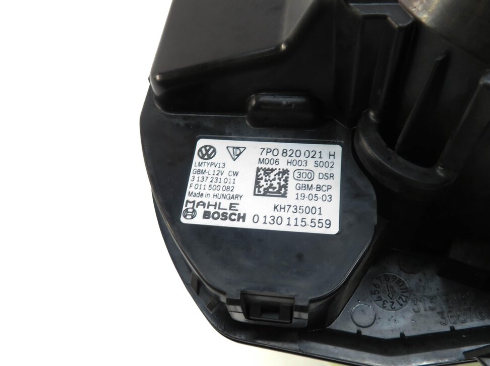 Thumbnail 5: 2011-2018 PORSCHE CAYENNE (958) FRONT HEATER A/C BLOWER FAN MOTOR w/ RESISTOR