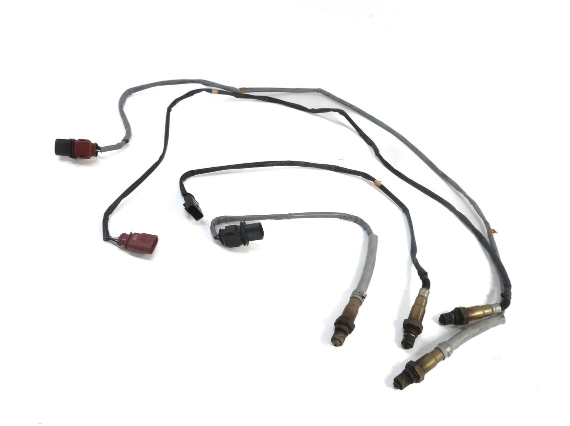 2012 PORSCHE CAYENNE HYBRID (958) 3.0L PRE POST CAT O2 OXYGEN SENSOR SET-4