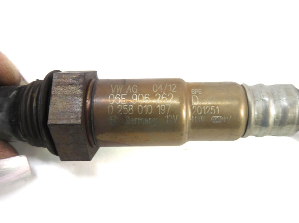 Thumbnail 6: 2012 PORSCHE CAYENNE HYBRID (958) 3.0L PRE POST CAT O2 OXYGEN SENSOR SET-4