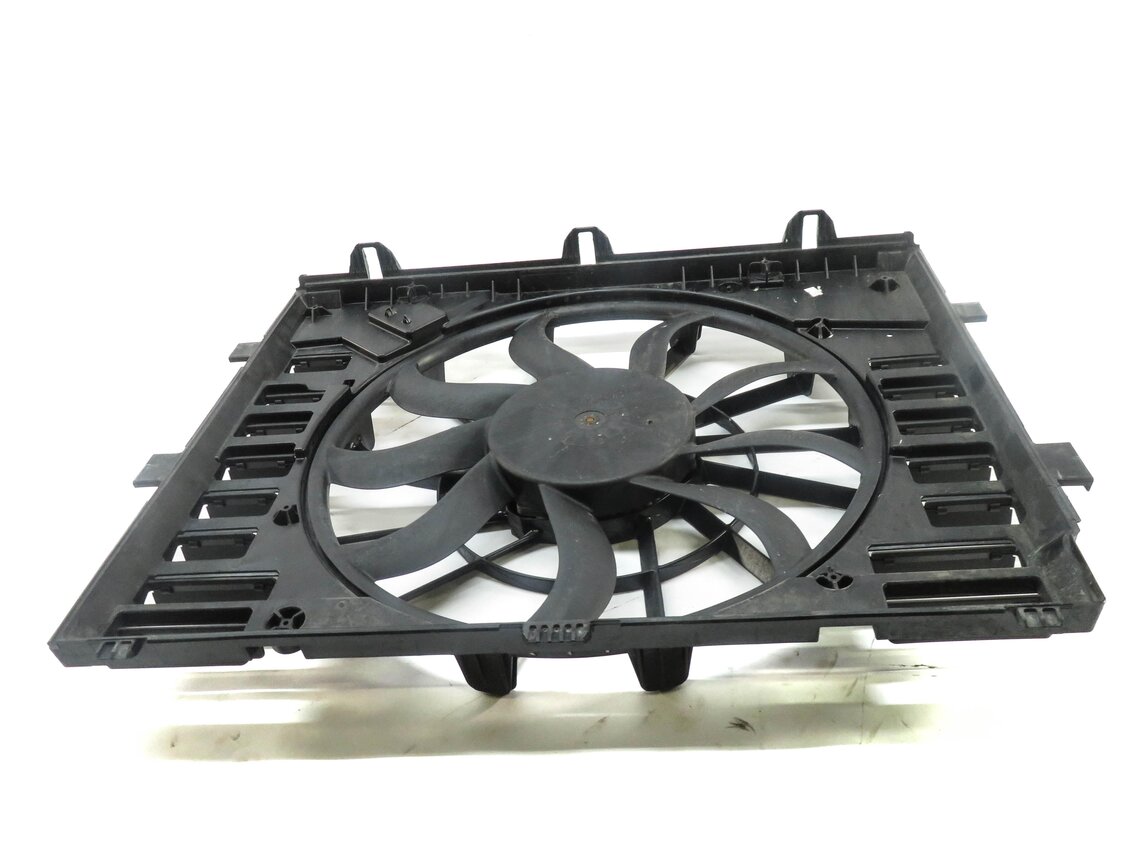 Thumbnail 2: 2011-2018 PORSCHE CAYENNE HYBRID (958) RADIATOR COOLING FAN w/ SHROUD