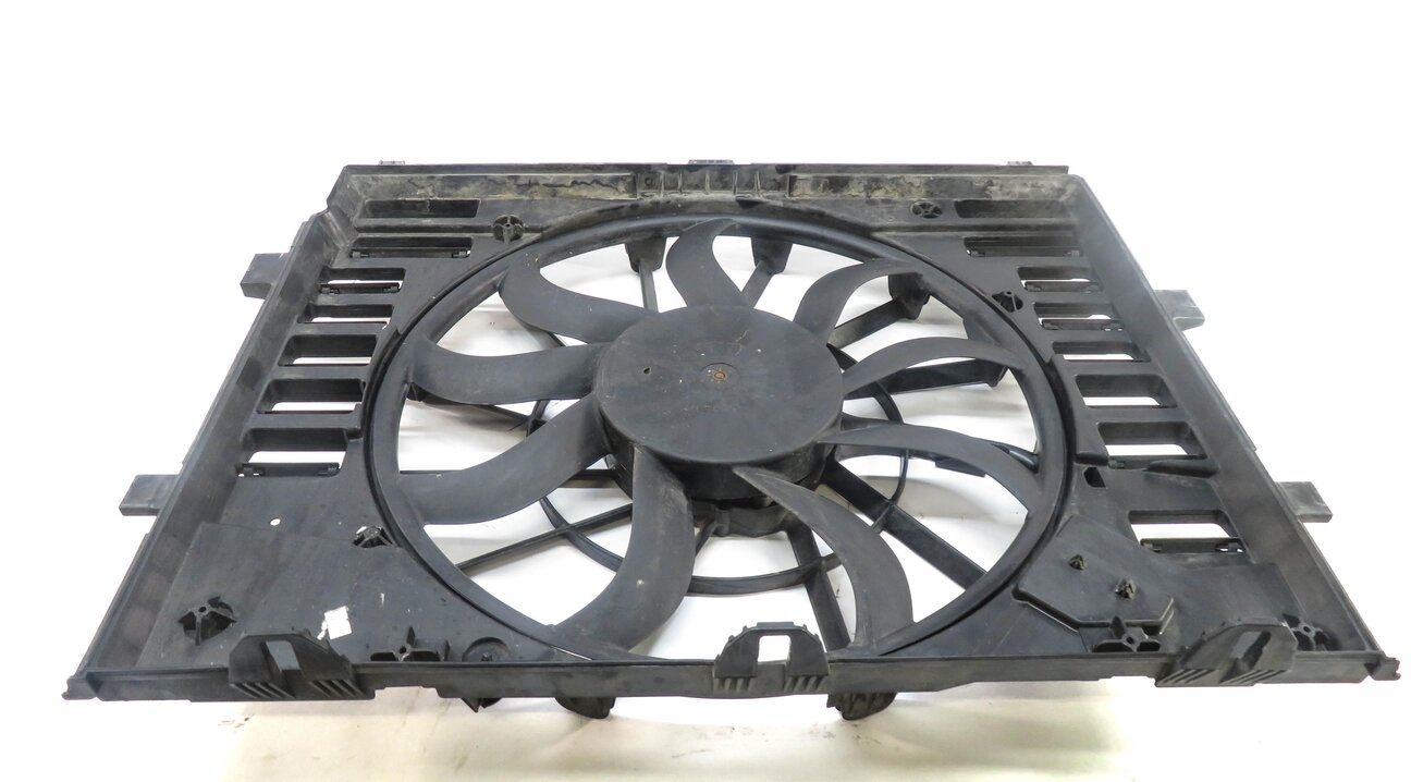 Thumbnail 3: 2011-2018 PORSCHE CAYENNE HYBRID (958) RADIATOR COOLING FAN w/ SHROUD