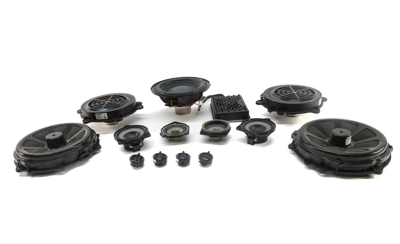 Thumbnail 2: 2012 PORSCHE CAYENNE (958) RADIO STEREO BOSE AUDIO SUBWOOFER TWEETER SPEAKER SET