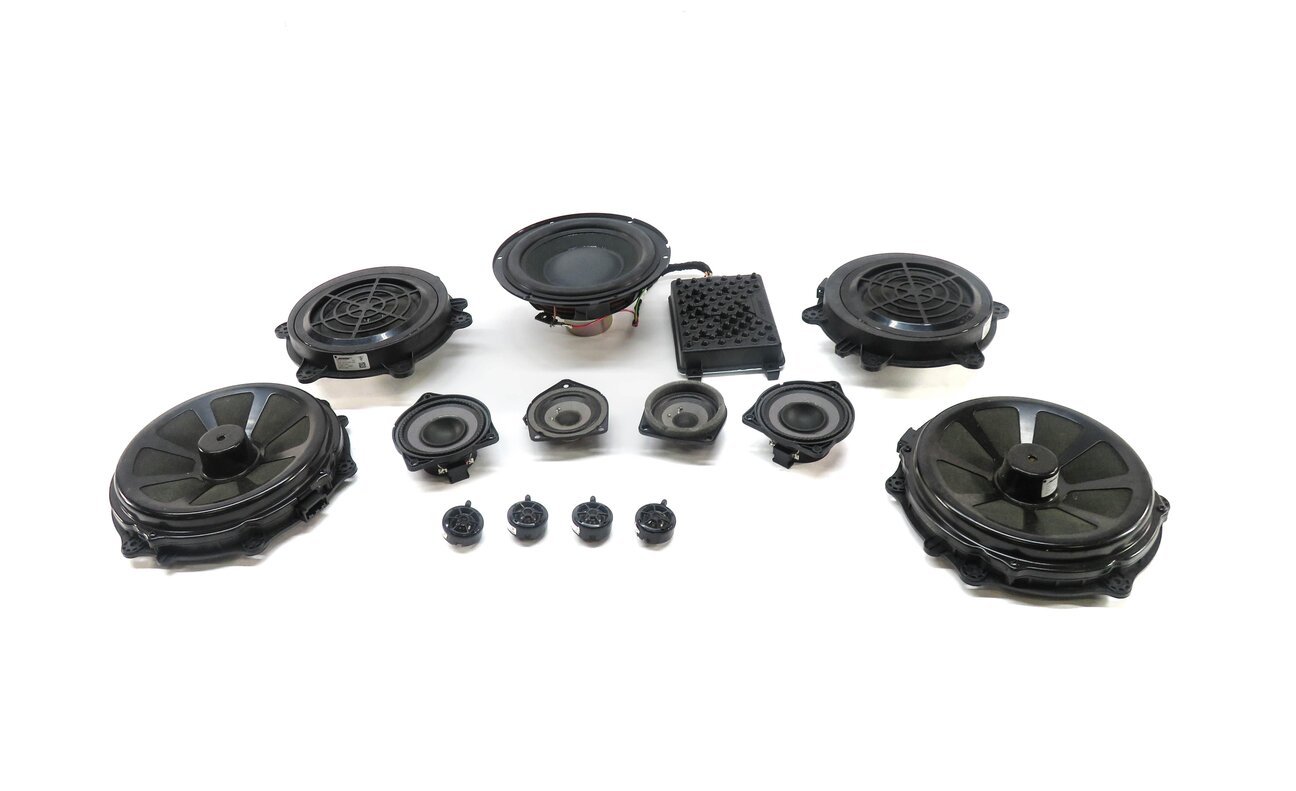 Thumbnail 3: 2012 PORSCHE CAYENNE (958) RADIO STEREO BOSE AUDIO SUBWOOFER TWEETER SPEAKER SET